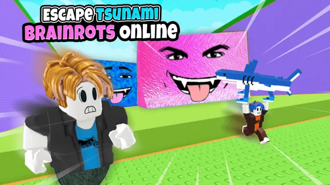 Play Escape Tsunami Brainrots Online game