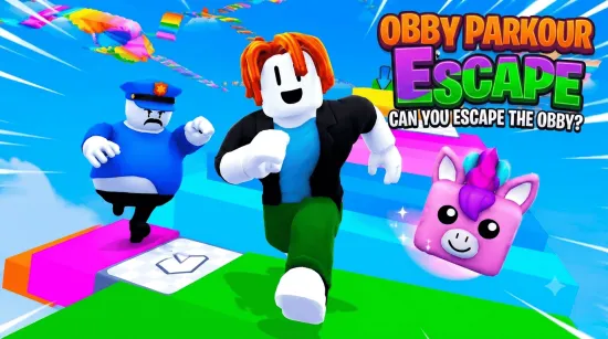 Play Obby Parkour Escape game